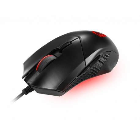 MSI Clutch GM08 - Mouse - right and left-handed - optical - 6 buttons - wired - USB - black - 5