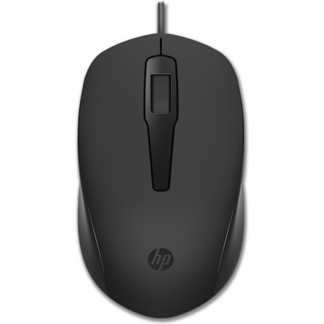 HP 150 - Mouse - right and left-handed - optical - wired - USB - black - for Victus by HP Laptop 16; Laptop 14, 15, 17; Pavilion Plus Laptop 14; Pavilion x360 Laptop - 0