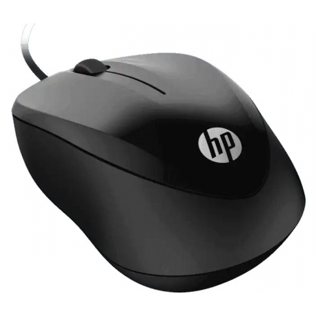 HP 1000 - Mouse - wired - USB - black - for Victus by HP Laptop 16; Pavilion Plus Laptop 14; Pavilion x360 Laptop - 3