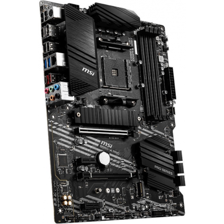 MSI B550-A PRO - Motherboard - ATX - Socket AM4 - AMD B550 Chipset - USB-C Gen2, USB-C Gen1, USB 3.2 Gen 1, USB 3.2 Gen 2 - Gigabit LAN - onboard graphics (CPU required) - HD Audio (8-channel) - 2