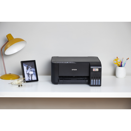 Epson EcoTank ET-2815 - Multifunction printer - colour - ink-jet - refillable - A4 (media) - up to 10 ppm (printing) - 100 sheets - USB, Wi-Fi - black - 19
