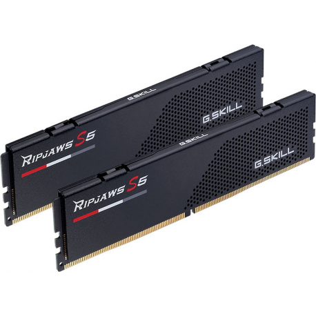G.Skill Ripjaws S5 - DDR5 - kit - 64 GB: 2 x 32 GB - DIMM 288-pin low profile - 6000 MHz  /  PC5-48000 - CL32 - 1.4 V - unbuffered - non-ECC - matte black - 1