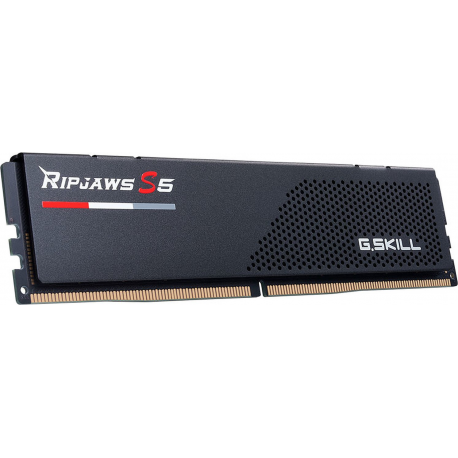 G.Skill Ripjaws S5 - DDR5 - kit - 64 GB: 2 x 32 GB - DIMM 288-pin low profile - 6000 MHz  /  PC5-48000 - CL32 - 1.4 V - unbuffered - non-ECC - matte black - 4