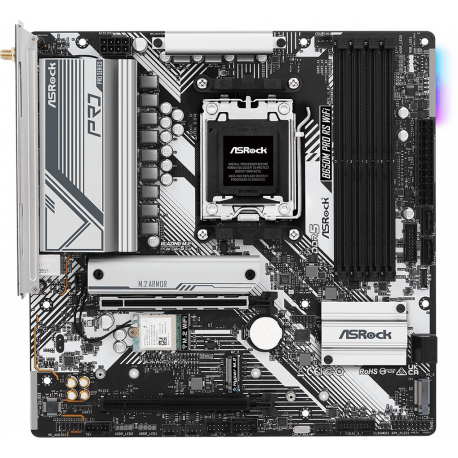 MB AMD B650 SAM5 MATX/B650M PRO RS WIFI ASROCK
