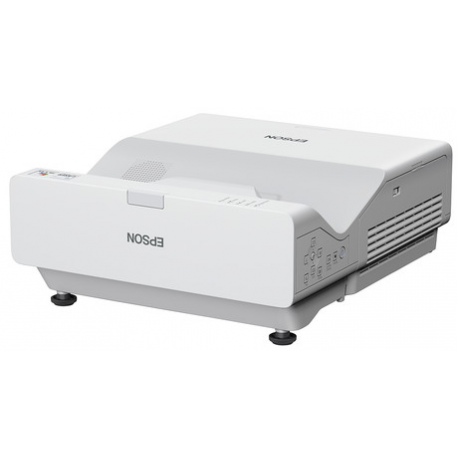 Epson EB-760W - 3LCD projector - 4100 lumens (white) - 4100 lumens (colour) - 16:10 - ultra short-throw lens - 802.11a / b / g / n / ac wireless  /  LAN /  Miracast - white - 4