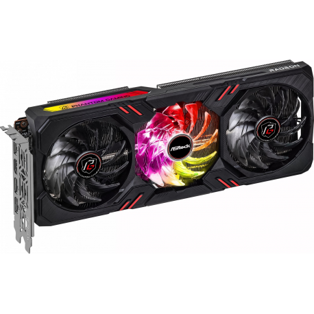 ASRock Phantom Gaming Radeon RX 7600 OC - Graphics card - Radeon RX 7600 - 8 GB GDDR6 VRAM - PCIe 4.0 x8 - HDMI, 3 x DisplayPort - 3