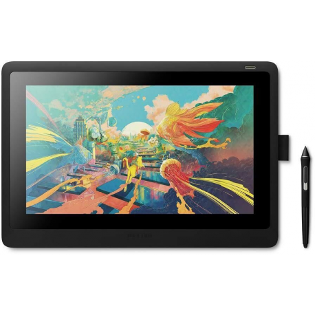 Wacom Cintiq 16 - Digitiser w /  LCD display - 34.5 x 19.4 cm - electromagnetic - wired - HDMI, USB 2.0 - 0