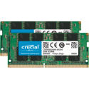 Crucial - DDR4 - kit - 16 GB: 2 x 8 GB - SO-DIMM 260-pin - 3200 MHz  /  PC4-25600 - CL22 - 1.2 V - unbuffered - non-ECC