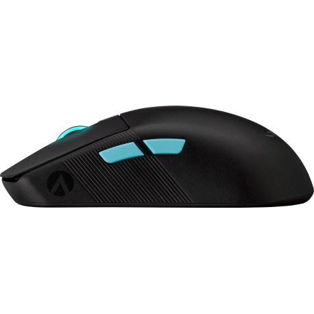 ASUS ROG Harpe Ace - Aim Lab Edition - mouse - right and left-handed - optical - 5 buttons - wireless, wired - 2.4 GHz, USB 2.0, Bluetooth 5.1 - ROG Omni receiver - black - 2