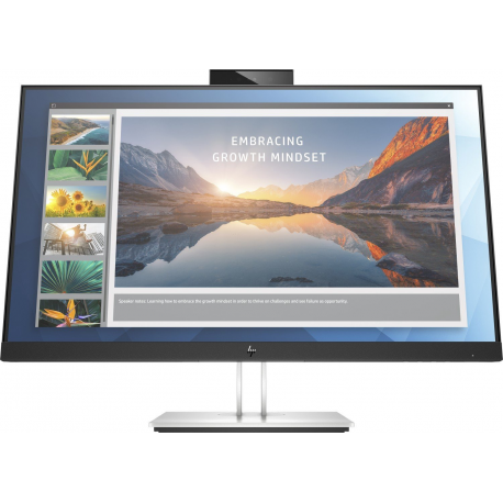 HP E24d G4 Advanced Docking Monitor - LED monitor - 23.8" - 1920 x 1080 Full HD (1080p) @ 60 Hz - IPS - 250 cd / m² - 1000:1 - 5 ms - HDMI, DisplayPort, USB-C - black - 2