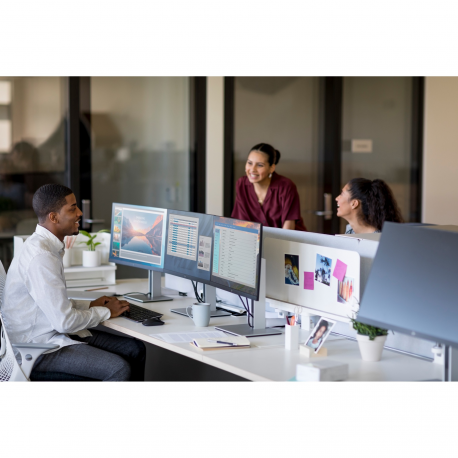 HP E24d G4 Advanced Docking Monitor - LED monitor - 23.8" - 1920 x 1080 Full HD (1080p) @ 60 Hz - IPS - 250 cd / m² - 1000:1 - 5 ms - HDMI, DisplayPort, USB-C - black - 16