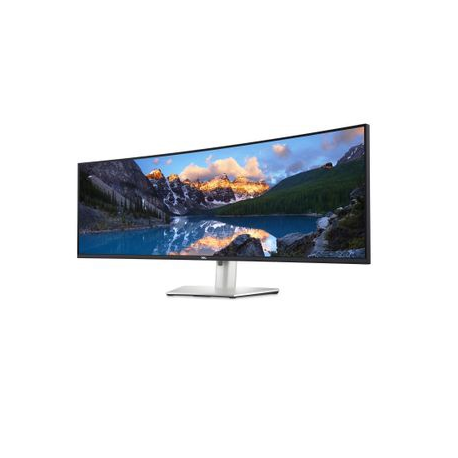 Dell UltraSharp U4924DW - LED monitor - curved - 49" - 5120 x 1440 5K Dual QHD @ 60 Hz - IPS Black - 350 cd / m² - 2000:1 - 5 ms - 2xHDMI, DisplayPort, USB-C - speakers - with 3-Year Advanced Exchange Service and Premium Panel Exchange - 2