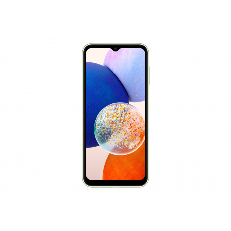 Samsung Galaxy A14 5G - 5G smartphone - dual-SIM - RAM 4 GB  /  Internal Memory 64 GB - microSD slot - LCD display - 6.6" - 2408 x 1080 pixels - 3x rear cameras 50 MP, 2 MP, 2 MP - front camera 13 MP - light green - 2