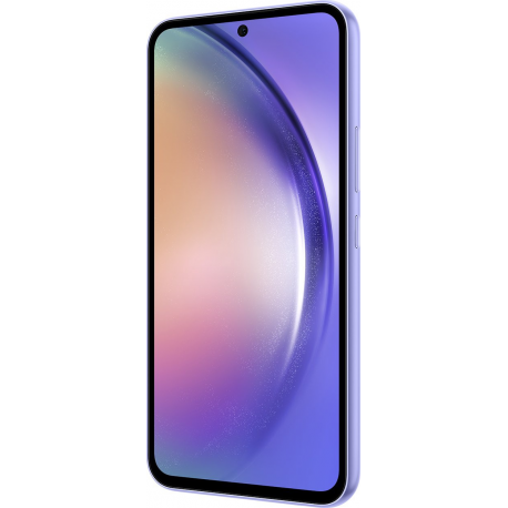 Samsung Galaxy A54 5G - 5G smartphone - dual-SIM - RAM 8 GB  /  Internal Memory 256 GB - microSD slot - OLED display - 6.4" - 2340 x 1080 pixels (120 Hz) - 3x rear cameras 50 MP, 12 MP, 5 MP - front camera 32 MP - awesome violet - 6