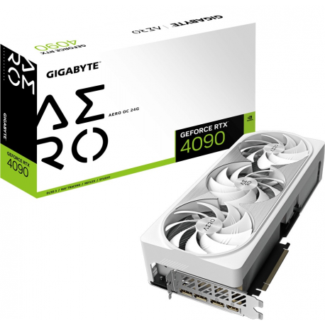 Gigabyte GV-N4090AERO OC-24GD 1.0 NVIDIA, 24 GB, GeForce RTX 4090, GDDR6X, PCI-E 4.0, HDMI ports quantity 1, Memory clock speed 