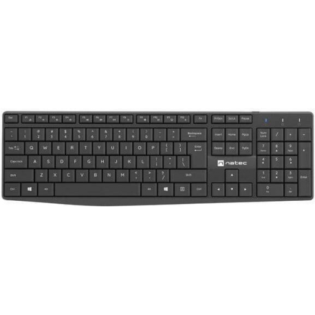 Natec Keyboard, US Layout, Wireless + Mouse, Squid, 2in1 Bundle