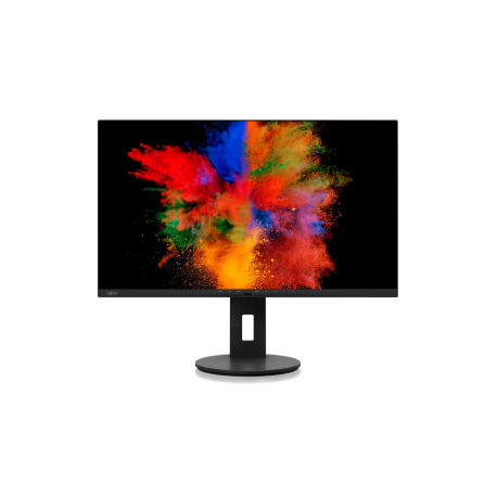Fujitsu P2711 TS QHD - LED monitor - 27" - 2560 x 1440 QHD - IPS - 350 cd / m² - 1000:1 - 5 ms - HDMI, DisplayPort, USB-C - speakers - satin black - 0