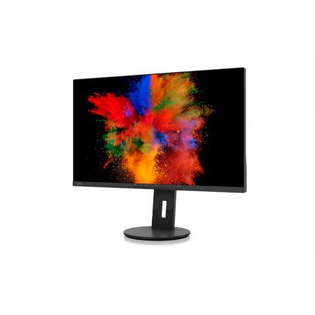 Fujitsu P2711 TS QHD - LED monitor - 27" - 2560 x 1440 QHD - IPS - 350 cd / m² - 1000:1 - 5 ms - HDMI, DisplayPort, USB-C - speakers - satin black - 1