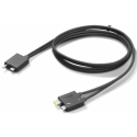 Lenovo Split Cable - Thunderbolt cable - USB-C / power DC jack to 24 pin USB-C, Slim Tip - Thunderbolt 4 - 70 cm - black - for ThinkCentre M75t Gen 2 11W5