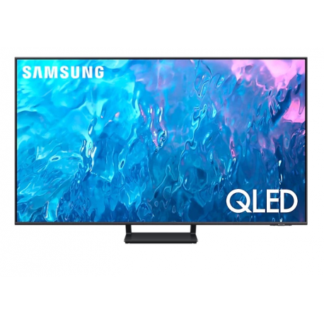 Samsung QE55Q70CAT - 55" Diagonal Class Q70C Series LED-backlit LCD TV - QLED - Smart TV - Tizen OS - 4K UHD (2160p) 3840 x 2160 - HDR - Quantum Dot, Dual LED - titan grey - 0