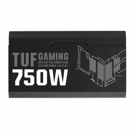 ASUS TUF Gaming - Power supply (internal) - ATX12V 3.0 /  EPS12V - 80 PLUS Gold - AC 100-240 V - 750 Watt - 4