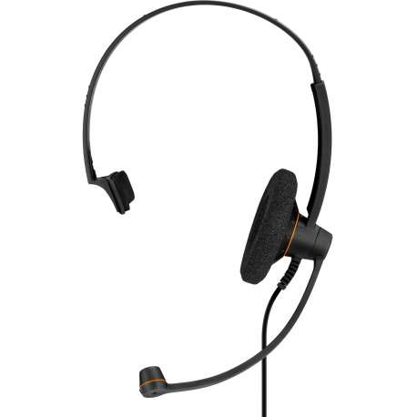 EPOS I SENNHEISER IMPACT SC 30 USB ML - Headset - on-ear - wired - USB - black with orange colour highlights - 7