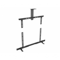 Multibrackets M Universal Soundbar Mount Medium - Mounting kit (wall bracket) - for sound bar - metal - black - screen size: 40"-70" - mounting interface: 600 x 400 mm