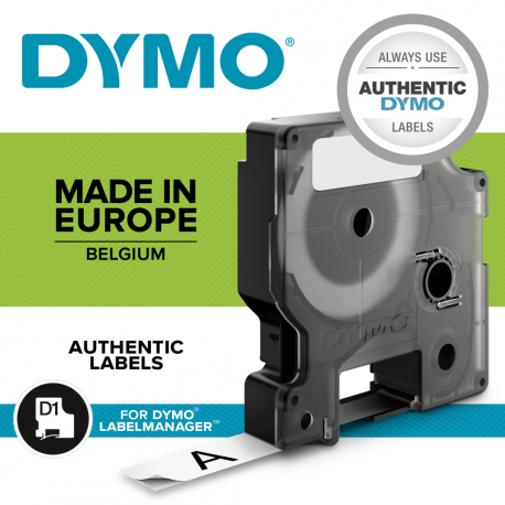 DYMO LabelMANAGER 210D - Labelmaker - B / W - thermal transfer - Roll (1.2 cm) - 180 dpi - cutter - 1 line printing, 2 line printing - black, silver - 8