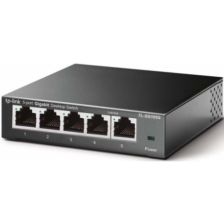 TP-Link TL-SG105S - Switch - 5 x 10 / 100 / 1000 - desktop - 1