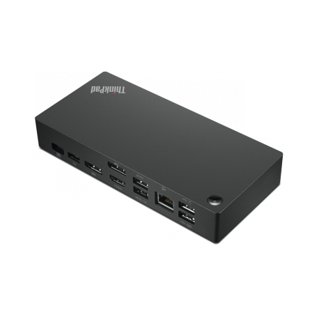 Lenovo ThinkPad Universal USB-C Dock - Docking station - USB-C - HDMI, 2 x DP - GigE - 90 Watt - CRU - Chile, Italy - for K14 Gen 1; ThinkPad E14 Gen 3; E14 Gen 4; P15v Gen 3; X1 Fold 16 Gen 1; Yoga Slim 7 Pro 14 - 0