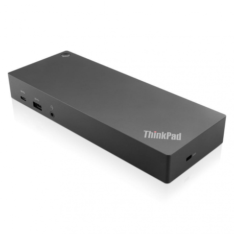 Lenovo ThinkPad Hybrid USB-C with USB-A Dock - Docking station - USB-C - 2 x HDMI, 2 x DP - GigE - 135 Watt - Italy - for Miix 520-12IKB; Tablet 10; ThinkPad E480; E580; L380; L380 Yoga; L470; L480; L580; P51s; P52s; T25; T470; T470p; T470s; T480; T480s; T570; T580; X1 Carbon; X1 Tablet; X1 Yoga; X270; X280; ThinkPad Yoga 370 - 0