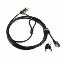 Kensington MicroSaver DS 2.0 Twin Head MasterKey - Security cable lock - for ThinkCentre M70s Gen 3; M70t Gen 3; M80s Gen 3; M90q Gen 2; M90t Gen 3; ThinkPad E14 Gen 3