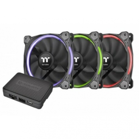 Thermaltake Riing 14 LED RGB - Case fan - 140 mm - 4