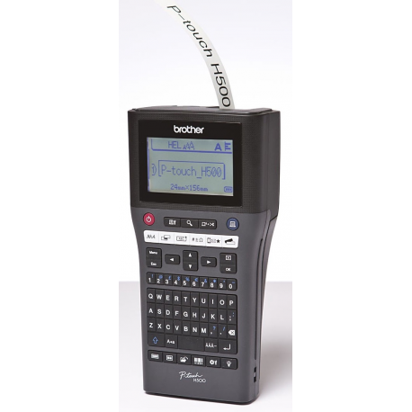 Brother P-Touch PT-H500 - Labelmaker - B / W - thermal transfer - Roll (2.4 cm) - 180 dpi - up to 20 mm / sec - USB 2.0 - cutter - 7 line printing - 2