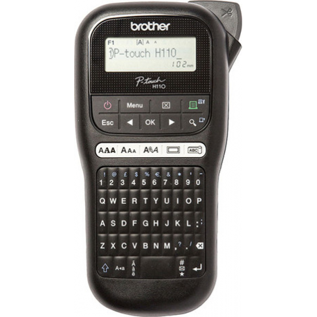Brother P-Touch PT-H110 - Labelmaker - B / W - thermal transfer - Roll (1.2 cm) - 180 dpi - up to 20 mm / sec - 2 line printing - 0