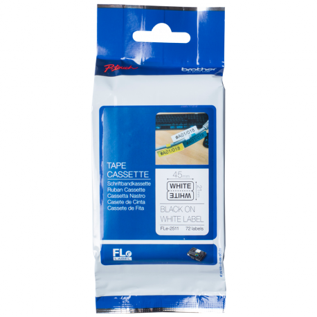 Brother - White - 72 label(s) labels - for P-Touch PT-P900Wc, PT-P950NW - 2