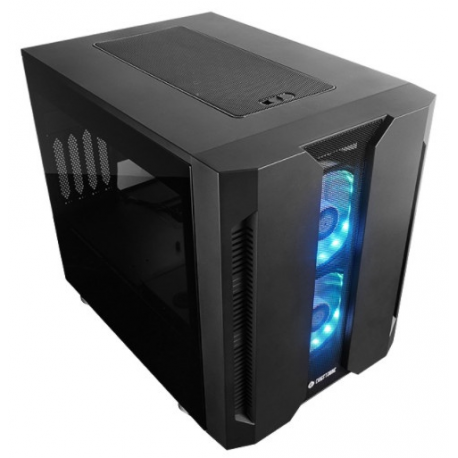 CHIEFTEC GM-02B-OP M2 mATX Gaming Cube 3xTempered glass 3x12cm adressable +5V RGB fan pre-installed 2xUSB 3.0 2xUSB 2.0