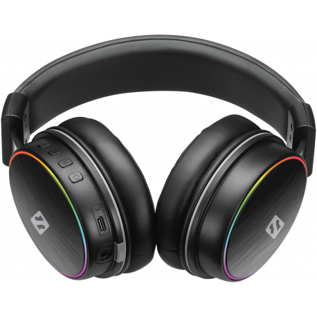 Sandberg HeroBlaster - Headset - full size - Bluetooth - wireless - 3.5 mm jack - 3