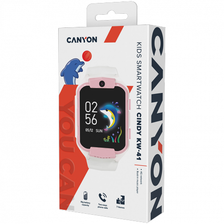 CANYON Cindy KW-41, 1.69'IPS colorful screen 240*280, ASR3603C, Nano SIM card