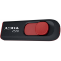 ADATA Classic Series C008 - USB flash drive - 64 GB - USB 2.0 - black, red