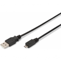 ASSMANN - USB cable - Micro-USB Type B (M) to USB (M) - USB 2.0 - 3 m - molded - black