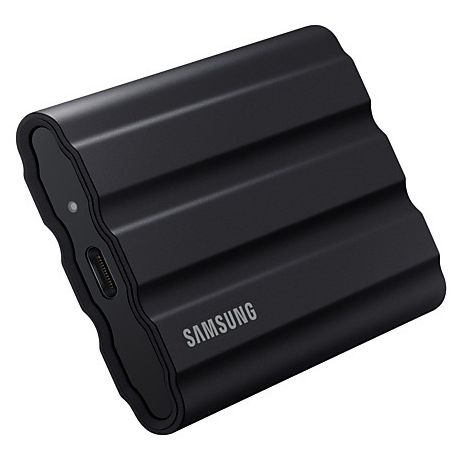 Samsung T7 Shield MU-PE4T0S - SSD - encrypted - 4 TB - external (portable) - USB 3.2 Gen 2 (USB-C connector) - 256-bit AES - black - 2