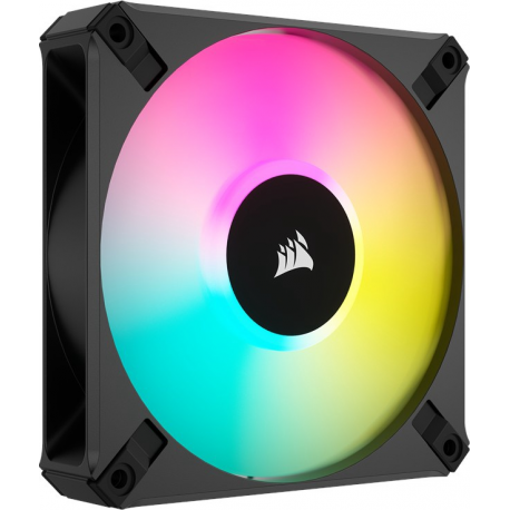 CORSAIR AF ELITE Series AF120 RGB ELITE 120mm Fluid Dynamic RGB Fan with AirGuide Triple Pack with Lighting Node CORE