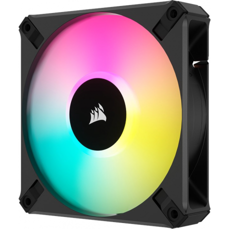CORSAIR AF ELITE Series AF120 RGB ELITE 120mm Fluid Dynamic RGB Fan with AirGuide Triple Pack with Lighting Node CORE