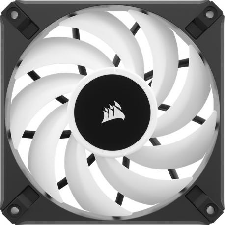 CORSAIR AF ELITE Series AF120 RGB ELITE 120mm Fluid Dynamic RGB Fan with AirGuide Triple Pack with Lighting Node CORE