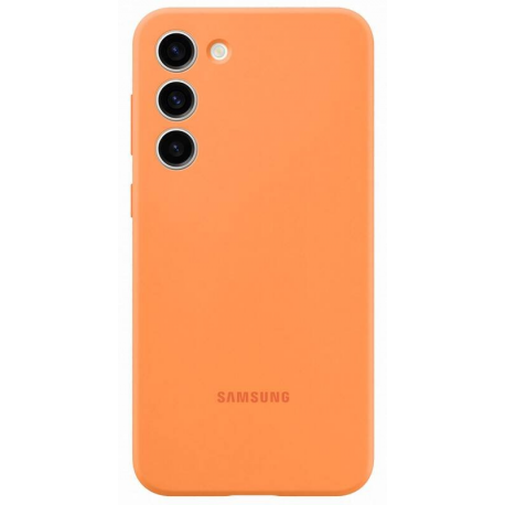 Samsung EF-PS916 - Back cover for mobile phone - silicone - orange - for Galaxy S23+ - 0