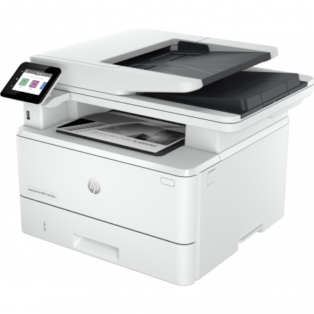 HP LaserJet Pro MFP 4102fdw - Multifunction printer - B / W - laser - Legal (216 x 356 mm) (original) - A4 / Legal (media) - up to 38 ppm (copying) - up to 40 ppm (printing) - 350 sheets - 33.6 Kbps - USB, USB 2.0, Gigabit LAN, Wi-Fi(n), USB host, Bluetooth - 2
