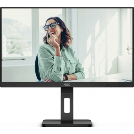 AOC Pro-line 24P3CV - P3 Series - LED monitor - 24" (23.8" viewable) - 1920 x 1080 Full HD (1080p) @ 75 Hz - IPS - 300 cd / m² - 1000:1 - 4 ms - HDMI, DisplayPort, USB-C - speakers - black - B2B - 0
