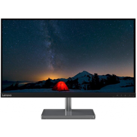 Lenovo L28u-35 - LED monitor - 28" - 3840 x 2160 4K @ 60 Hz - IPS - 300 cd/m² - 1000:1 - 4 ms - 2xHDMI, DisplayPort - speakers - raven black - 0