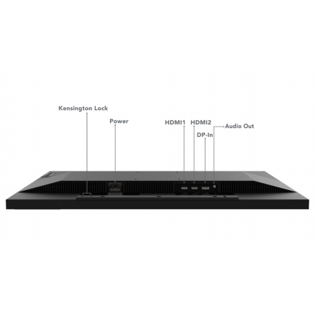 Lenovo L28u-35 - LED monitor - 28" - 3840 x 2160 4K @ 60 Hz - IPS - 300 cd/m² - 1000:1 - 4 ms - 2xHDMI, DisplayPort - speakers - raven black - 3